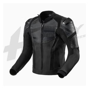 Chaqueta de moto de cuero de vaca de talla XL personalizada de alta calidad, transpirable, a prueba de viento, impermeable, ropa deportiva diseñada para carreras para - Product Image 1