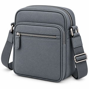 Bolsa de Hombro de Lona Personalizada, Bolsa de Mensajero, Bolsa de Viaje, Bolsa de Hombro Cruzada de Tela Informal Unisex Personalizada - Product Image 4