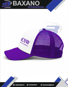 NCNW Sorority 3D Printing Trucker Cap Premium Quality <b>Purple</b> & White Baseball Cap High Quality Casual Embroidered Trucker <b>Hat</b> - Product Image 5
