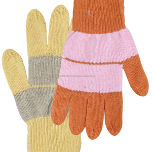 Gants en coton durables avec combinaison de couleurs, à la mode et confortables, offrant une sécurité et une protection maximales - Product Image 2
