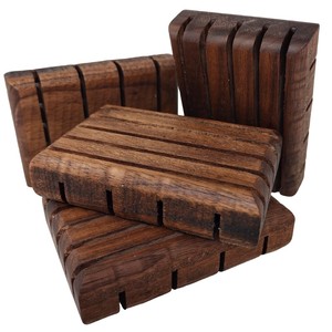ที่วางสบู่ไม้วอลนัทขายส่ง |   งานฝีมือดีไซน์โค้งมน |   โมราบาดาบัด - Product Image 5