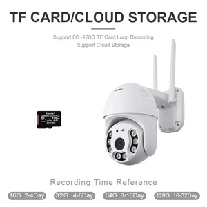 Outdoor Wi-Fi <b>Smart</b> Security <b>Camera</b> PTZ <b>Camera</b> with 360° Pan/Tilt IP66 Waterproof Two-Way Audio Real-Time Motion Tracking - Product Image 2