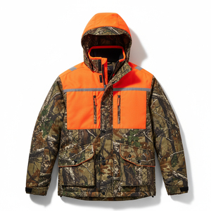 Chaqueta de caza para exteriores, ligera, impermeable, transpirable, resistente al viento, con diseño de camuflaje, perfecta para senderismo, trekking y camping. - Product Image 1