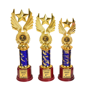 Trofeo de la Estrella de Oro para Premios de Excelencia, Trofeos Premium para Ganadores de Competiciones Deportivas, para Eventos Escolares y Premios - Product Image 4