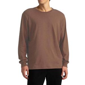 Camiseta de Manga Larga Premium para Hombre, 100% Algodón, Transpirable, Estilo Casual, Proveedor OEM - Product Image 6