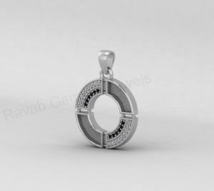 Luxury 18K Gold Plated 925 Silver Geometric Wheel Blank Bezel Charm Pendant Halo CZ Setting Resin Filling Keepsake DIY Jewelry - Product Image 4