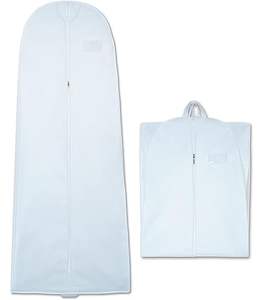 กระเป๋าใส่ชุดแต่งงานแบบพับได้สั่งทำพิเศษจากโรงงานโดยตรง พร้อมซิปและหูหิ้วริบบิ้น พิมพ์ลายหรูหราตามสั่ง ขายส่ง - Product Image 1