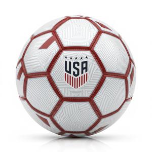 Ballon de football cousu à la machine, impression de logo personnalisé, écologique, durable, 32 panneaux, article promotionnel pour entreprises - Product Image 4