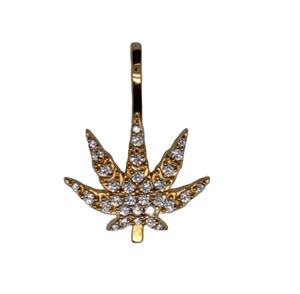 Dije de Oro Amarillo de 14K Inspirado en la Naturaleza, Diamante Cultivado en Laboratorio de Corte Redondo de 0.30 Ct con Forma de Hoja, Joyería de Oro Amarillo Sólido de 14k - Product Image 3