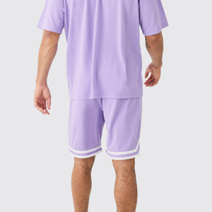 Customized High Quality Wholesale Breathable Mesh Friendly Shorts Casual Basketball Shorts 100% Polyester Mesh - Product Image 4