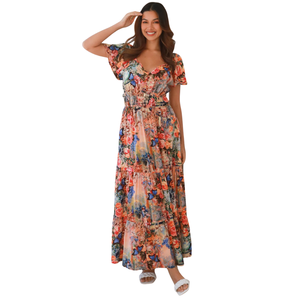 Vestido Maxi Casual de Verano con Cintura Imperio para Mujer - Product Image 3