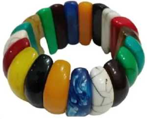 Bracelet jonc en résine colorée MN Exports, bijou fantaisie épais et tendance, style unisexe, cadeau islamique - Product Image 2