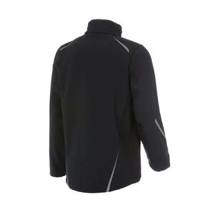 Classic Softshell Jacket <b>Men's</b> <b>Black</b> Waterproof <b>Windbreaker</b> Outdoor Work Jacket 4 Way Stretch Fleece Lining Custom Embroidered - Product Image 2