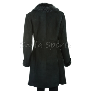 Oem Manufacturer High Quality Women <b>Leather</b> <b>Jacket</b> <b>Long</b> Sleeve Color Block Thread <b>Leather</b> <b>Jacket</b> For Sale - Product Image 4