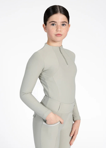 Chemise de base pour l'équitation pour enfants, tissu extensible doux, coupe confortable, respirante, personnalisable, équestre - Product Image 6