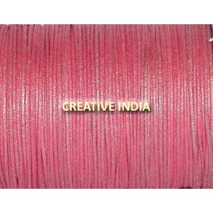 Waxed Cotton Cords for Necklace and <b>Bracelet</b> in Whole Sale Price for DIY Craft - Product Image 1