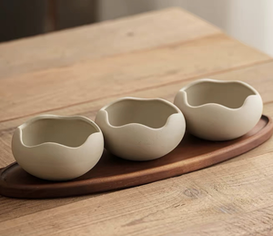 Juego de Tazones para Aperitivos de Resina Hechos a Mano con Bandeja de Madera para Servir Nueces, Frutos Secos, Dulces, Aperitivos y para Servir en la Mesa - Product Image 6