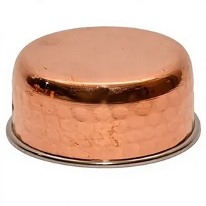 Tazón Redondo de Cobre para Pedicura, Tamaño Personalizado, Acabado Pulido Moderno, Recipiente para Remojar los Pies, Tazón de Spa de Primera Calidad para Cuidado Personal en el Hogar - Product Image 6