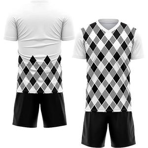 Maillots de football version joueur de haute qualité # 9 # 7 RONALDO Maillot domicile/extérieur 100% polyester à séchage rapide avec nom d'équipe personnalisé - Product Image 3