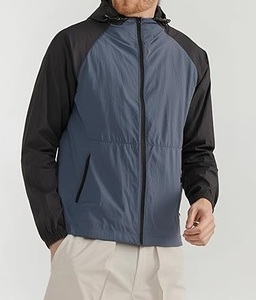 Nouvelle veste coupe-vent personnalisée de haute qualité, prix d'usine avantageux, vente chaude pour hommes, veste imperméable en polyester pour l'extérieur - Product Image 1