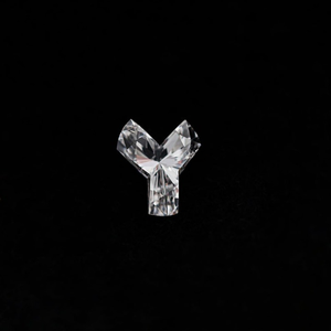 Nouvel Arrivage Diamant Solitaire Lettre Y de 1 Carat Certifié IGI VVS, Cultivé en Laboratoire, Taillé Fantaisie, Perforé au Laser, pour la Fabrication de Pendentifs, Meilleur Prix - Product Image 4