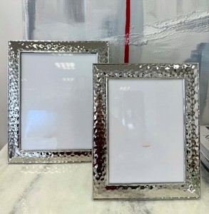 <b>Square</b> <b>Gold</b> Metal Mirror <b>Frame</b> With Hammered Texture Decorative Wall Art - Product Image 6