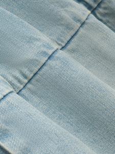 Veste en jean d'extérieur automne hiver vêtements de travail zippés veste de travail en denim en toile personnalisée pour hommes grande taille veste en jean High Street - Product Image 4