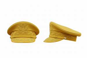 Modern Uniform Apparel Peak <b>Cap</b> Soft Fabric Wool Blend Visor <b>Hat</b> Custom Embroidery Adjustable Professional Wear Accessory <b>Caps</b> - Product Image 5