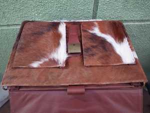Sac pour ordinateur portable en cuir véritable fait main, mallette de bureau en cuir de vachette pour hommes et femmes, qualité supérieure, fournisseur en gros LHLB-0021 - Product Image 3