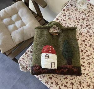 Nuevo Bolso Pequeño de Mujer Tejido a Crochet, Hecho a Mano, con Estampados de Animales, a la Moda - Product Image 1