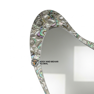 Espejo de Pared Cuadrado de Lujo con Marco de MDF, Incrustaciones Art Deco, 5mm de Grosor, Hecho a Mano, Ecológico, Decoración para Bodas, Decoración Premium para el Hogar - Product Image 6