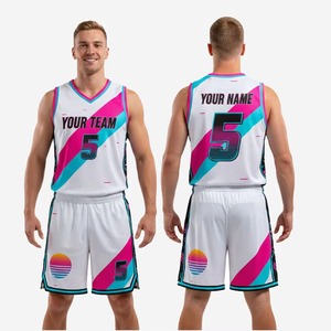 Maillots de basket personnalisés par sublimation – Ensembles uniformes respirants à séchage rapide pour jeunes et adultes – Tenues de sport athlétiques d'extérieur - Product Image 1