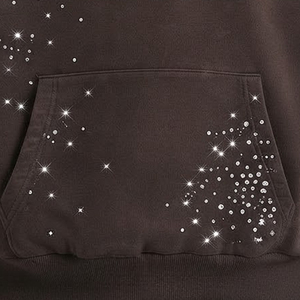 Cotton Material Made Men Pullover <b>Rhinestone</b> <b>Hoodies</b> Wholesale Rate Heavyweight Vintage Style <b>Rhinestone</b> <b>Hoodies</b> For Men - Product Image 5