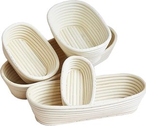 BEST CHOICE Rattan Reusable <b>Bread</b> Proofing <b>Basket</b> For Dough Rising And <b>Bread</b> Display Premium Quality - Product Image 2