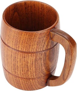 Mug en bois de qualité supérieure pour le café et le thé, tasse en bois naturel, vaisselle moderne pour la cuisine, accessoire de table élégant - Product Image 5