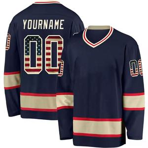 New 2024 style OEM Custom Professional high quality Ice Hockey Jersey For Men Custom Made Ice Hokey Jersey For Men - Product Image 2