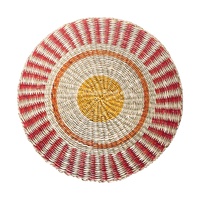 Vente en gros d'ustensiles de cuisine Art déco, lot de 6 napperons en jonc de mer ou décoration murale pour toute occasion modèle CCVTC artisanat