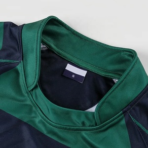 Camiseta de Rugby a Rayas 100% Poliéster de Manga Corta Personalizable Unisex en Oferta - Product Image 5