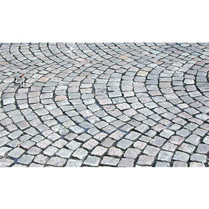 Carrelage en grès pour extérieur, pavé traditionnel, design circulaire vieilli - Product Image 1