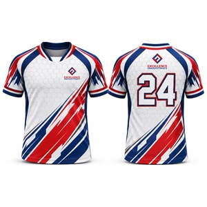 Camiseta de Fútbol Personalizada de Manga Corta, Uniforme Deportivo Transpirable para Entrenamiento, Partido y Competencia - Product Image 1