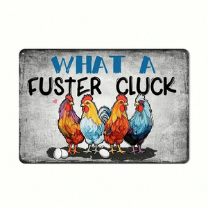 CIFbuy Rustic Funny 12x8 Inch Aluminum Sign 30.5x20.3cm Farmhouse <b>Wall</b> <b>Decor</b> with TikTok for Temu Pick up Service - Product Image 6