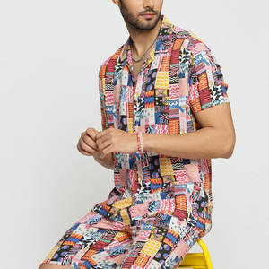 Nouvel Arrivage Ensemble T-shirt et Short Homme Style Urbain Sportif Été 100% Coton Uni Broderie Logo Personnalisé 2 Pièces Vente en Gros - Product Image 4