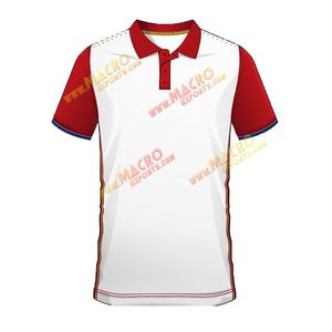 Golf à manches courtes pour hommes sur mesure pour polos t-shirts respirant décontracté sergé tissu colorant sublimé avec impression par sublimation - Product Image 5