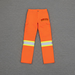 Heavy Duty Industrial Safety <b>Pants</b> Breathable Reflective Polyester Multi Functional Utility <b>Cargo</b> <b>Work</b> Trousers High Quality - Product Image 2