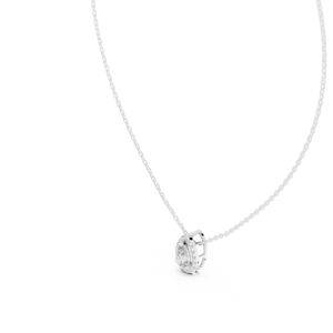 Pendentif en diamant taille poire en or massif 18 carats avec sertissage halo, certifié GIA, pour femme, style classique de fiançailles - Product Image 4