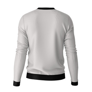Camiseta Personalizada de Alta Calidad 100% Algodón para Hombre, Camiseta Casual de Manga Larga, Transpirable, Cuello en V, con Logotipo Personalizado - Product Image 2