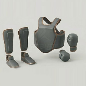 Ensemble de Taekwondo - Équipement d'entraînement en cuir pour arts martiaux, léger et confortable, personnalisable pour des séances de pratique sécurisées - Product Image 4