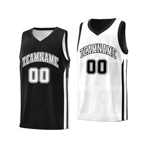 Maillot de basket-ball tendance, nouveau style, confortable, pour jeunes, ensembles uniformes de basket-ball, vêtements de sport pour hommes, chemises à sublimation et broderie - Product Image 1