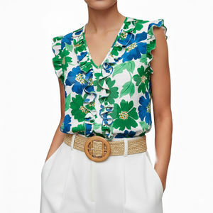 Camiseta sin Mangas de Moda para Mujer al por Mayor, Chaleco Elegante y Versátil para Yoga, Fitness y Ropa Urbana, Blusa para Mujer - Product Image 2