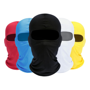 Pasamontañas Unisex Blanco, Color Sólido, Ligero, Transpirable, Cobertura Total, Estilo con Capucha para Adultos, Uso en las Cuatro Estaciones - Product Image 4